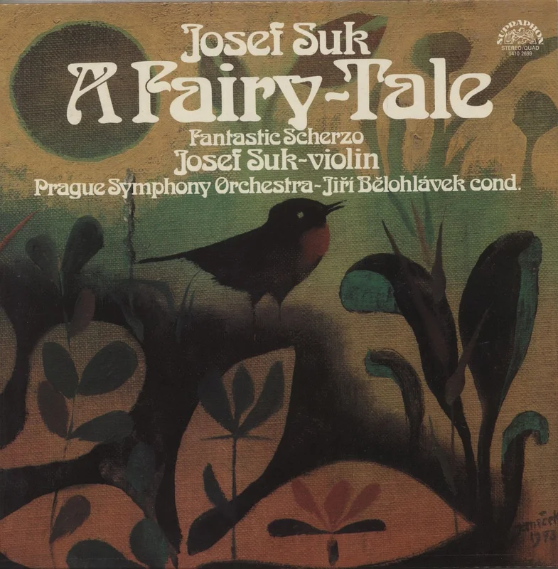 Josef Suk (1874-1935) Suk: Pohdka / Fantastick Scherzo Czech Vinyl LP