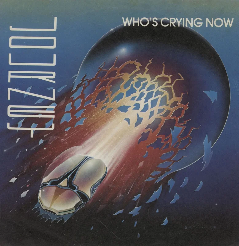Journey Who's Crying Now UK 7" vinyl