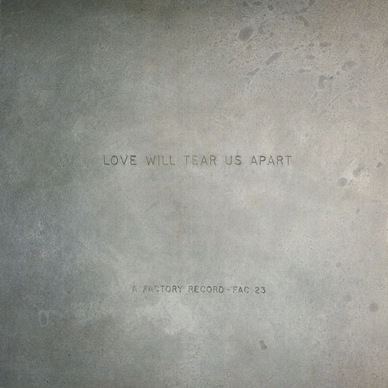 Joy Division Love Will Tear Us Apart - 1st - Translucent Red Vinyl - EX UK 7" vinyl
