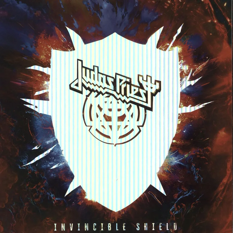 Judas Priest Invincible Shield - Holgraphic + Numbered UK 2-LP vinyl set