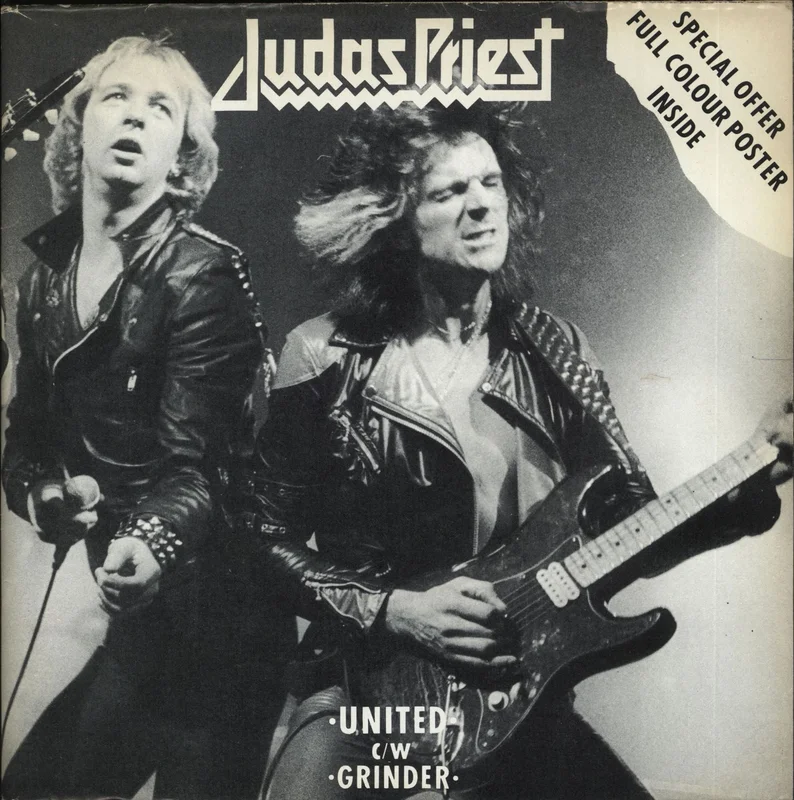 Judas Priest United - Poster Sleeve UK 7" vinyl