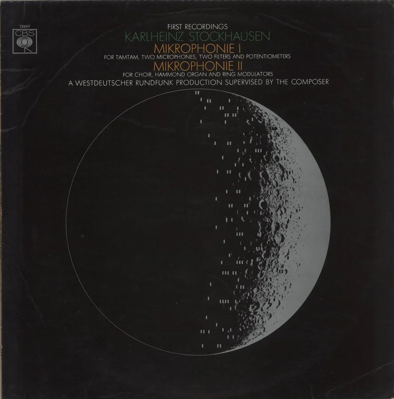 Karlheinz Stockhausen Mikrophonie I / Mikrophonie II - EX UK Vinyl LP