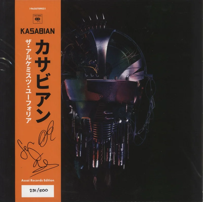 Kasabian The Alchemist's Euphoria - Orange Vinyl - Assai Records Edition - Autographed Obi UK Vinyl LP