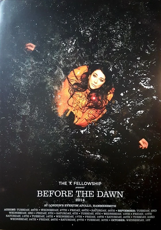 Kate Bush Before the Dawn Tour UK Poster