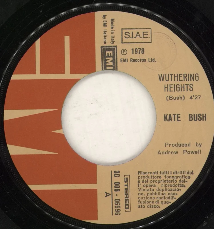 Kate Bush Cime Tempestose (Wuthering Heights) Italian 7" vinyl