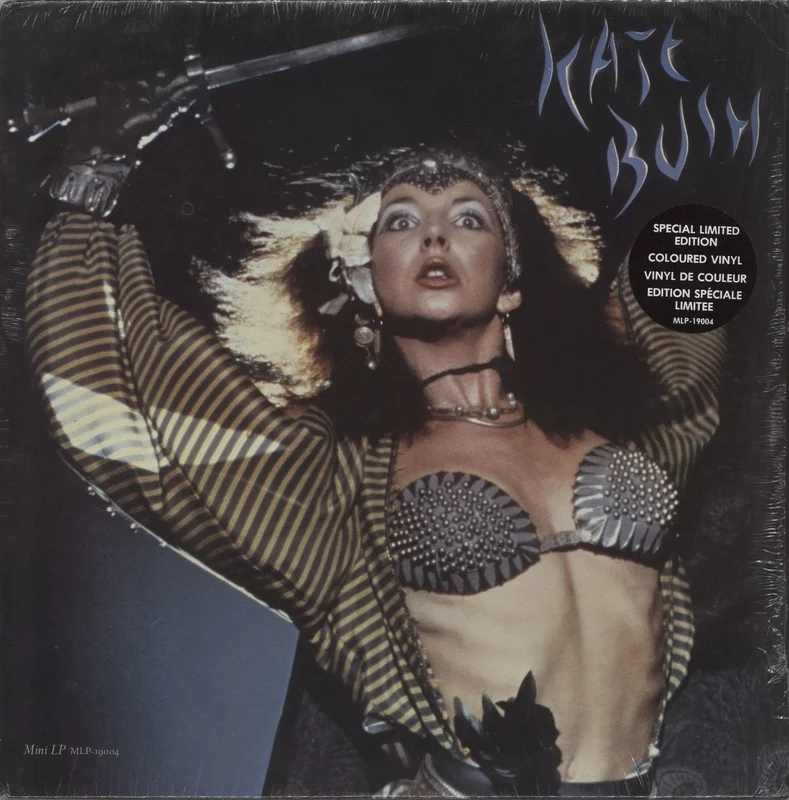 Kate Bush Kate Bush - Blue Vinyl - Shrink & Hype Sticker Canadian Vinyl LP