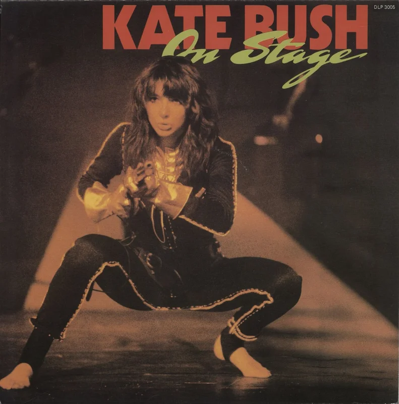 Kate Bush On Stage EP - Maroon Labels Canadian 12" vinyl