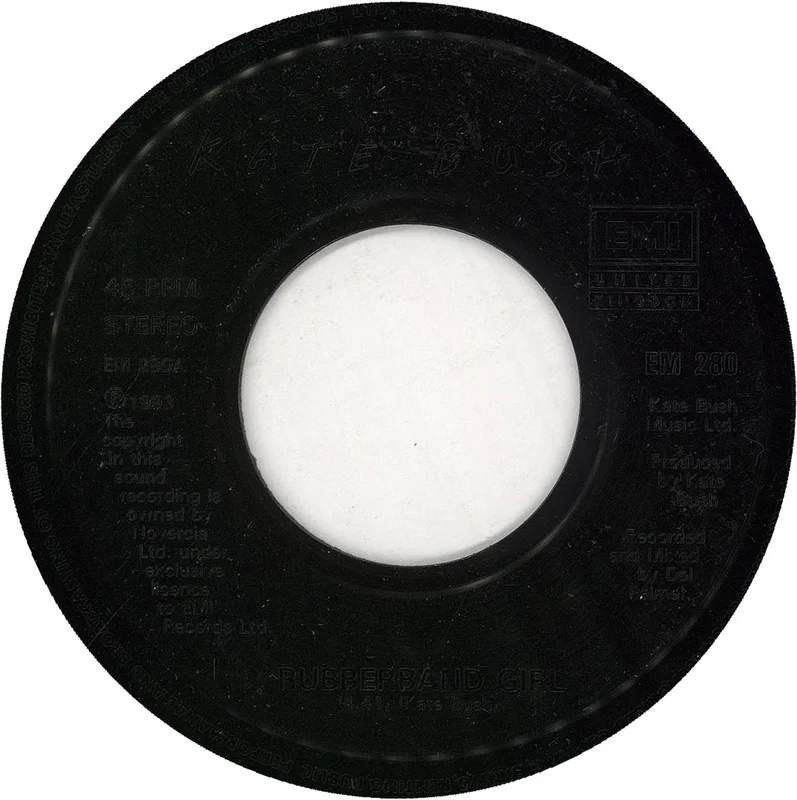 Kate Bush Rubberband Girl - Jukebox UK 7" vinyl