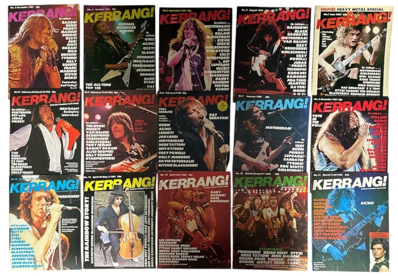 Kerrang! Magazine Kerrang! Magazine - Issues no.1- no.15 June 1981 - March 1982 UK Magazine