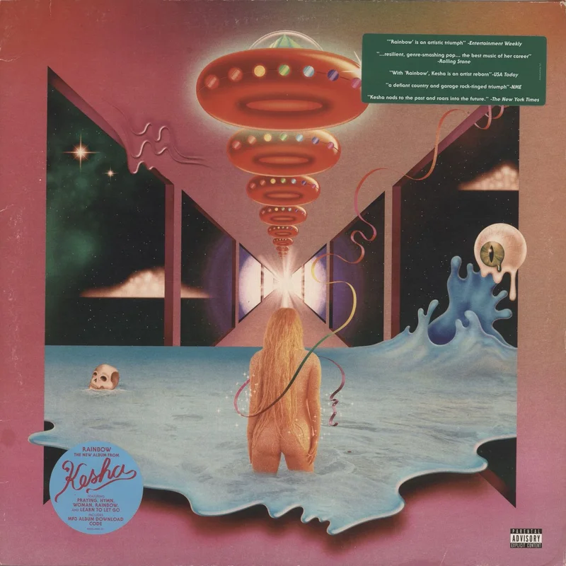 Kesha Rainbow US 2-LP vinyl set