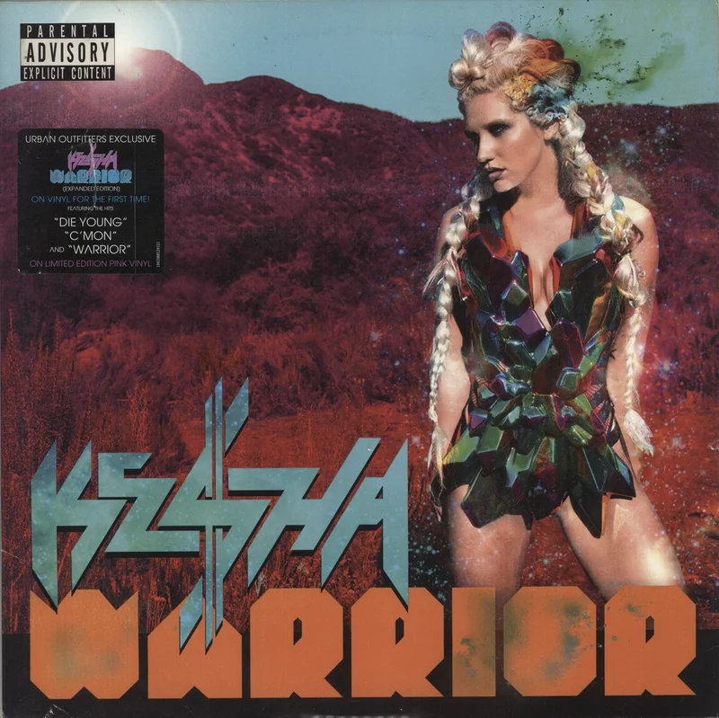 Kesha Warrior - Pink Vinyl US 2-LP vinyl set