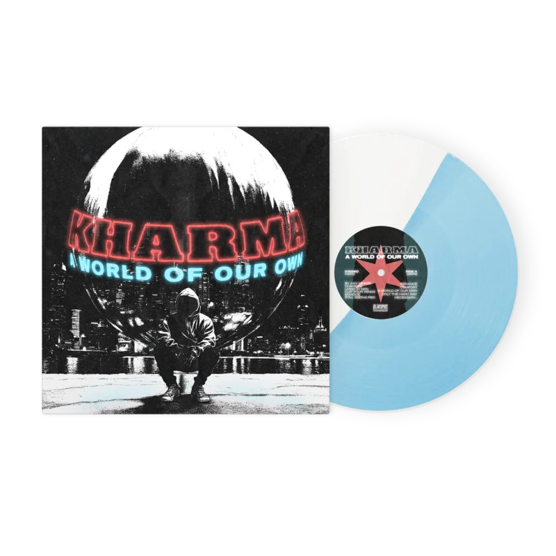 Kharma - A World Of Our Own Half White / Half Baby Blue Vinyl