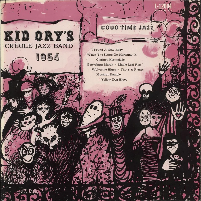 Kid Ory Kid Ory's Creole Jazz Band 1954 US Vinyl LP
