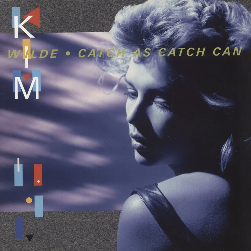 Kim Wilde Catch As Catch Can - Clear with Blue Splatter Vinyl UK Vinyl LP