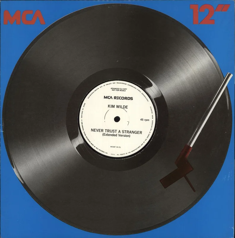 Kim Wilde Never Trust A Stranger UK Promo 12" vinyl