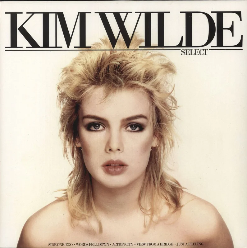 Kim Wilde Select - Clear with White Splatter Vinyl UK Vinyl LP