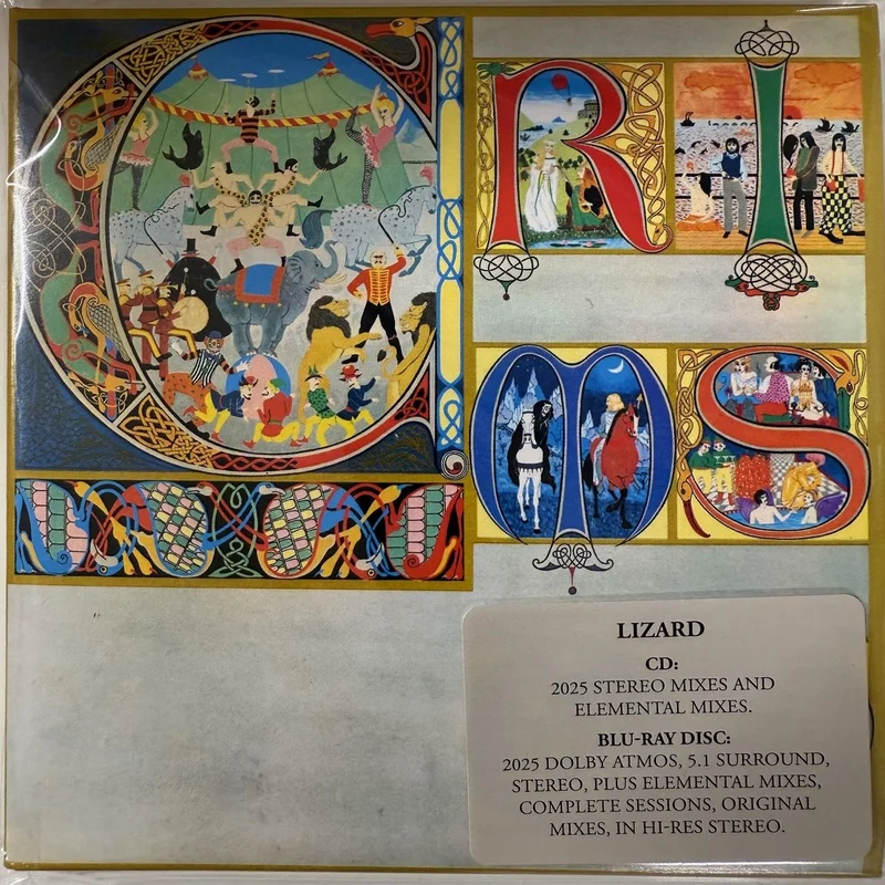 King Crimson Lizard - CD+Blu-Ray Edition - Dolby Atmos | 2025 Mixes | Elemental Mixes | Sessions - Sealed UK 2-CD album set