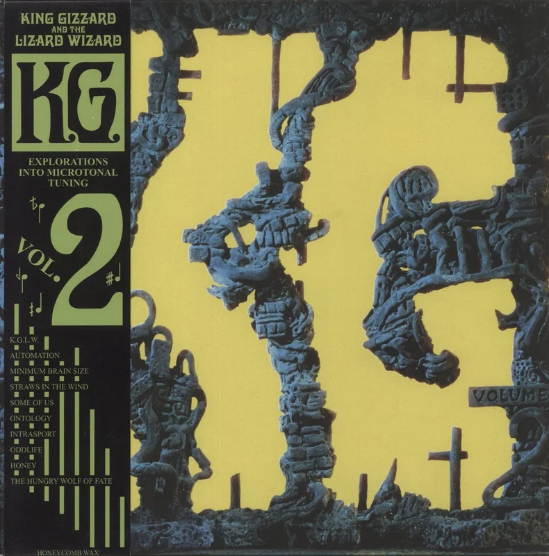 King Gizzard And The Lizard Wizard K.G. [Explorations Into Microtonal Tuning Volume 2] - Honeycomb Vinyl UK Vinyl LP