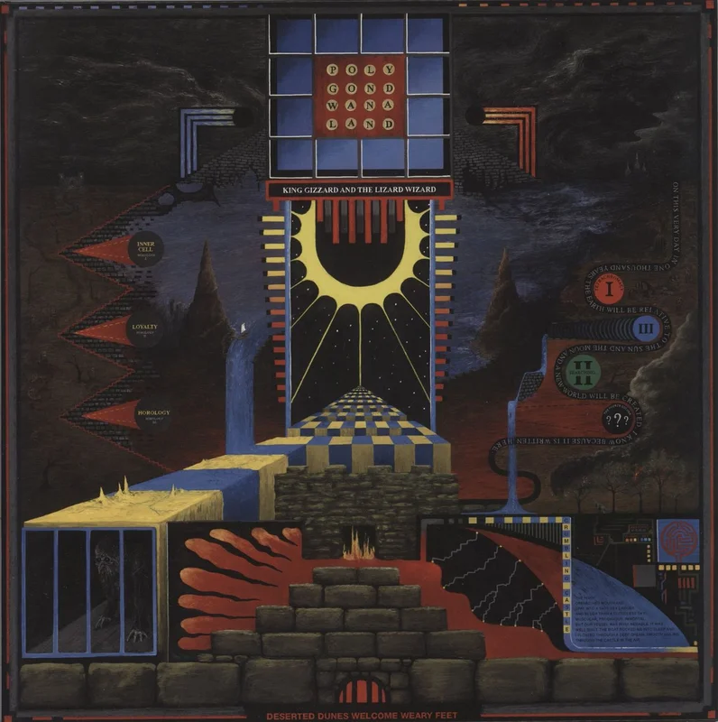 King Gizzard And The Lizard Wizard Polygondwanaland - Blue Vinyl Finnish Vinyl LP