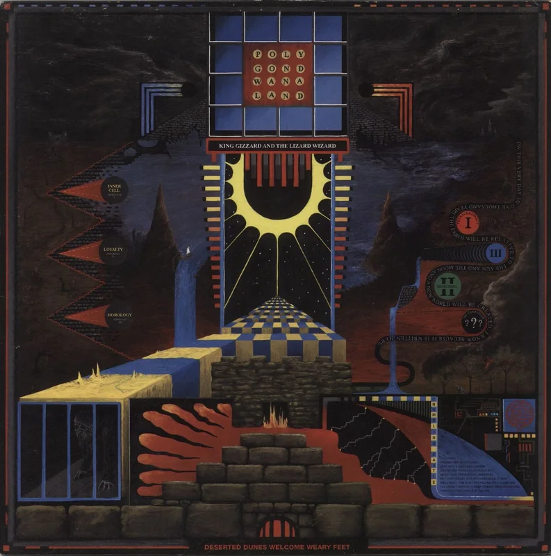 King Gizzard And The Lizard Wizard Polygondwanaland - Custom Variant UK Vinyl LP