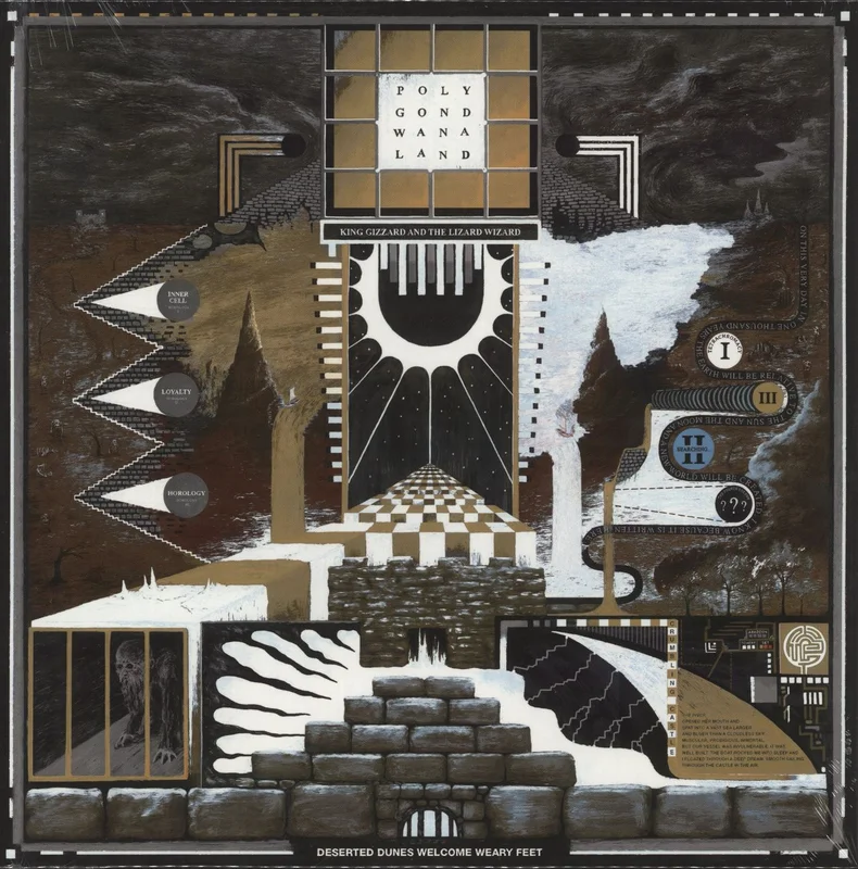 King Gizzard And The Lizard Wizard Polygondwanaland - Milk and Honey Vinyl - Sealed UK Vinyl LP