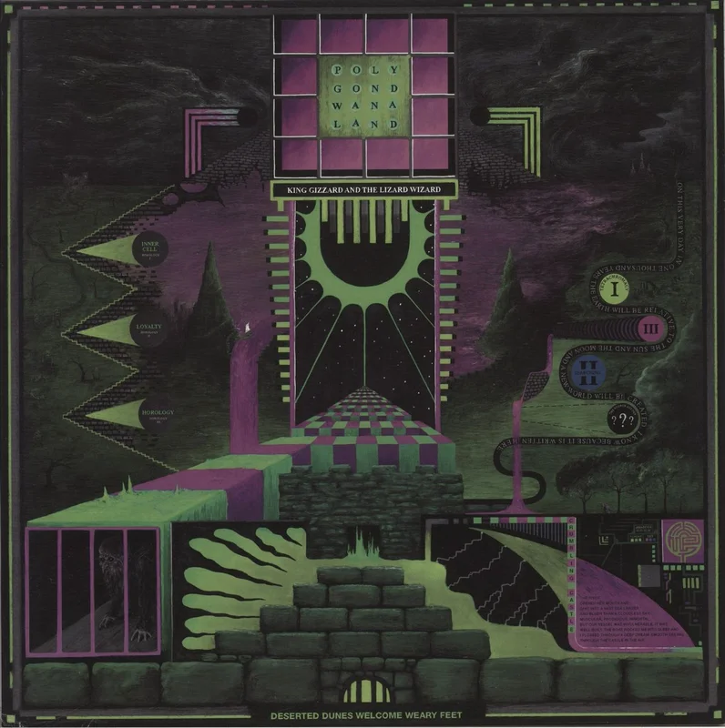 King Gizzard And The Lizard Wizard Polygondwanaland -  Nuclear Fusion Edition' Australian Vinyl LP