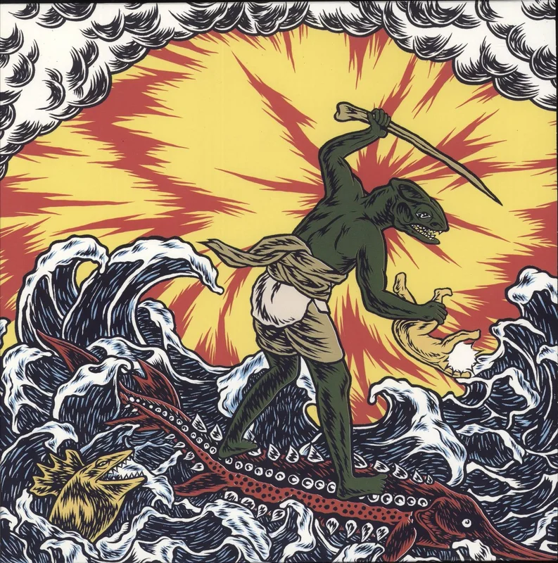 King Gizzard And The Lizard Wizard Teenage Gizzard - Green & Yellow Cornetto Vinyl US Vinyl LP