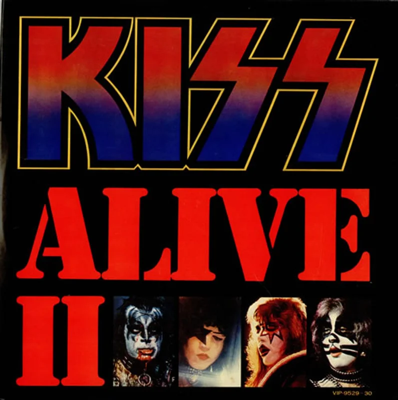 Kiss Alive II + Tattoos Japanese 2-LP vinyl set