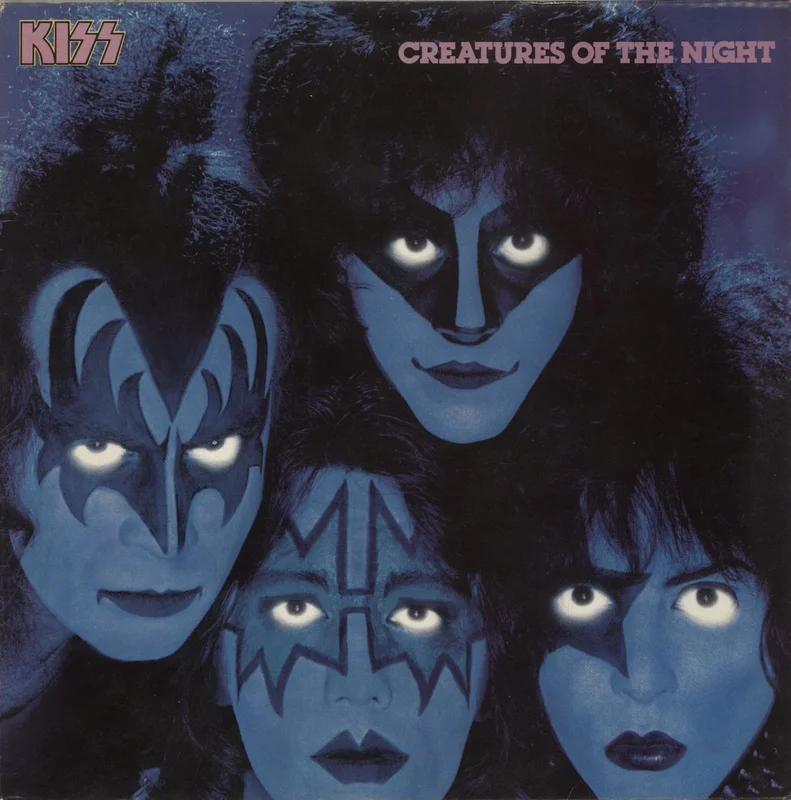 Kiss Creatures Of The Night - Casablanca Label UK Vinyl LP