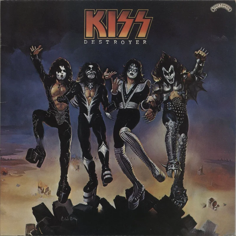 Kiss Destroyer - Red Vinyl UK Vinyl LP
