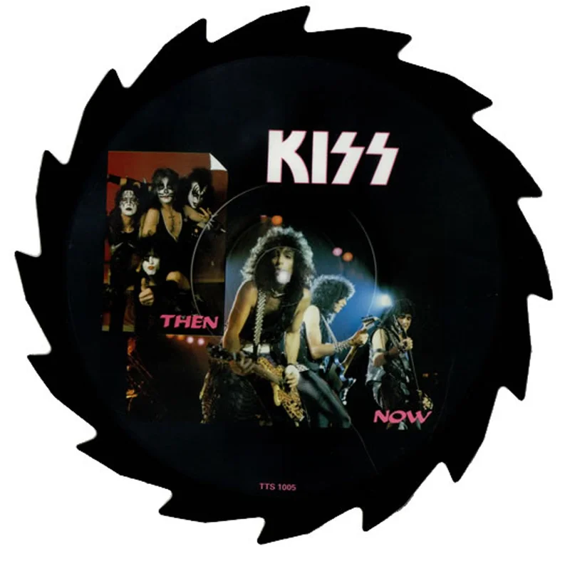 Kiss Interview Picture Disc UK Shaped picture disc