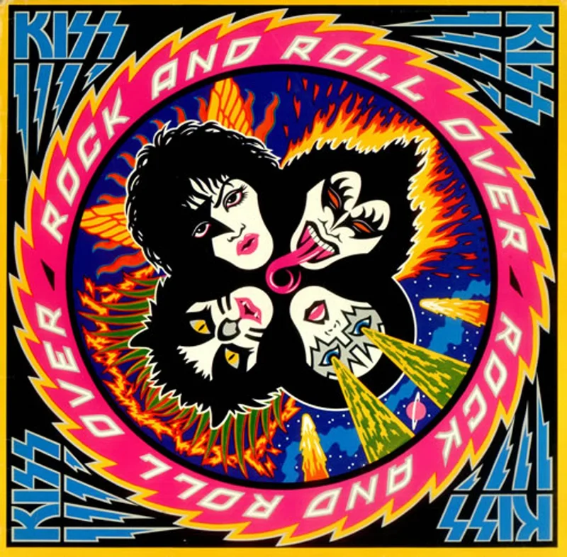 Kiss Rock And Roll Over - Red Vinyl UK Vinyl LP