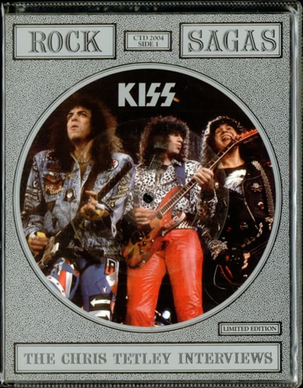 Kiss Rock Sagas - The Chris Tetley Interviews UK Shaped picture disc