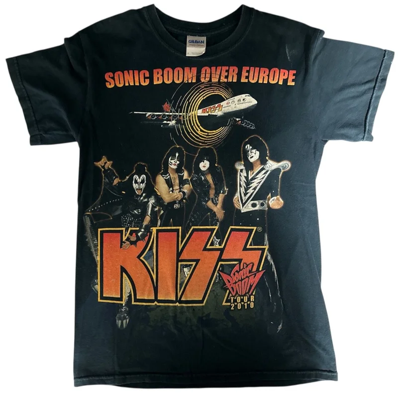 Kiss Sonic Boom Across Europe 2010 UK T-shirt
