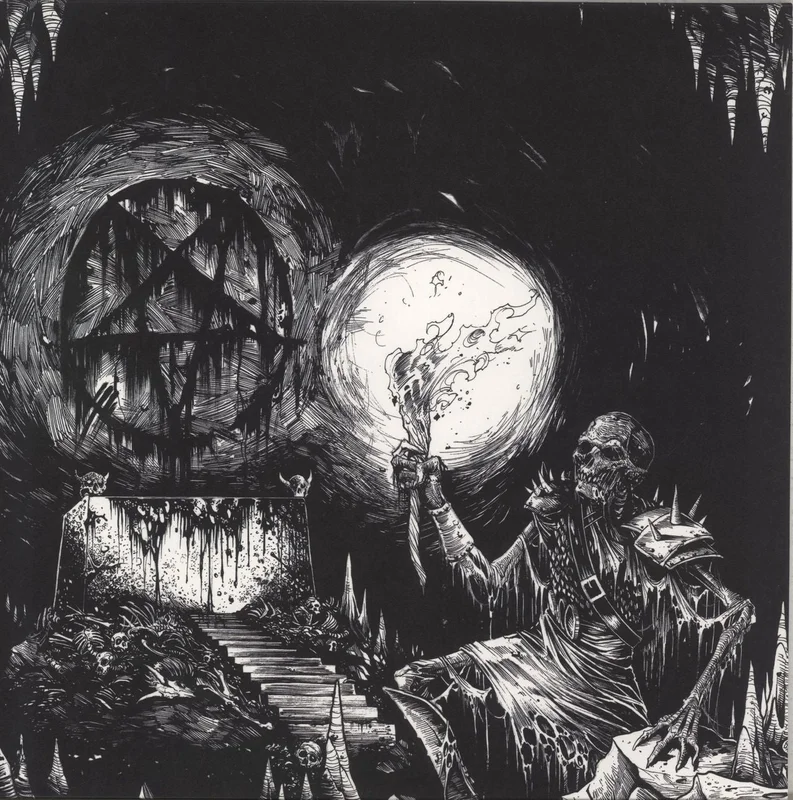Knight Terror Conjuring A Death Creature UK Vinyl LP