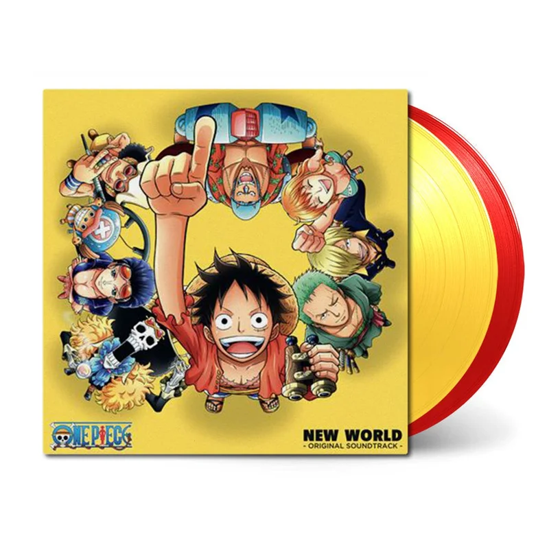 Kohei Tanaka One Piece: New World - Red & Yellow Vinyl - Sealed UK 2-LP vinyl set