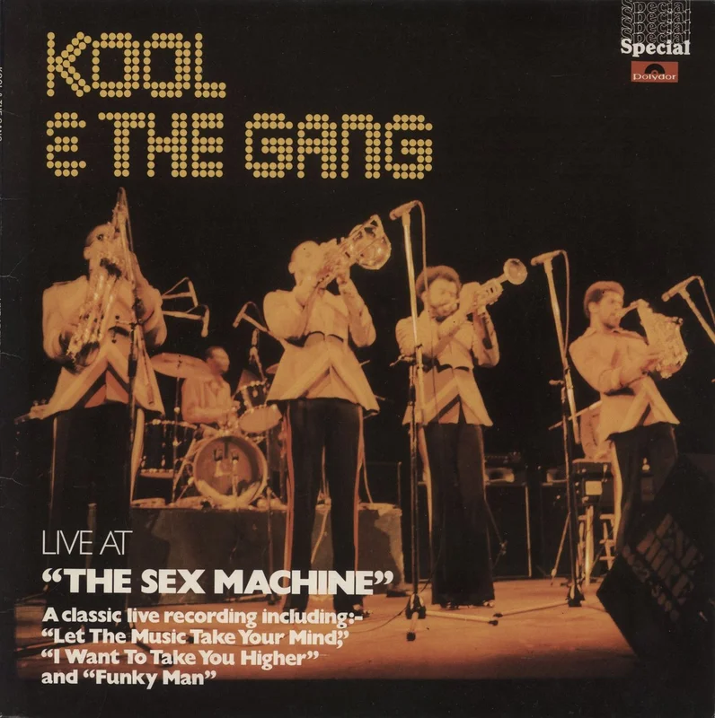 Kool & The Gang Live At The Sex Machine US Vinyl LP