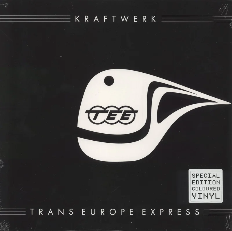 Kraftwerk Trans Europe Express - Clear Vinyl + English Hype Sticker - Sealed UK Vinyl LP
