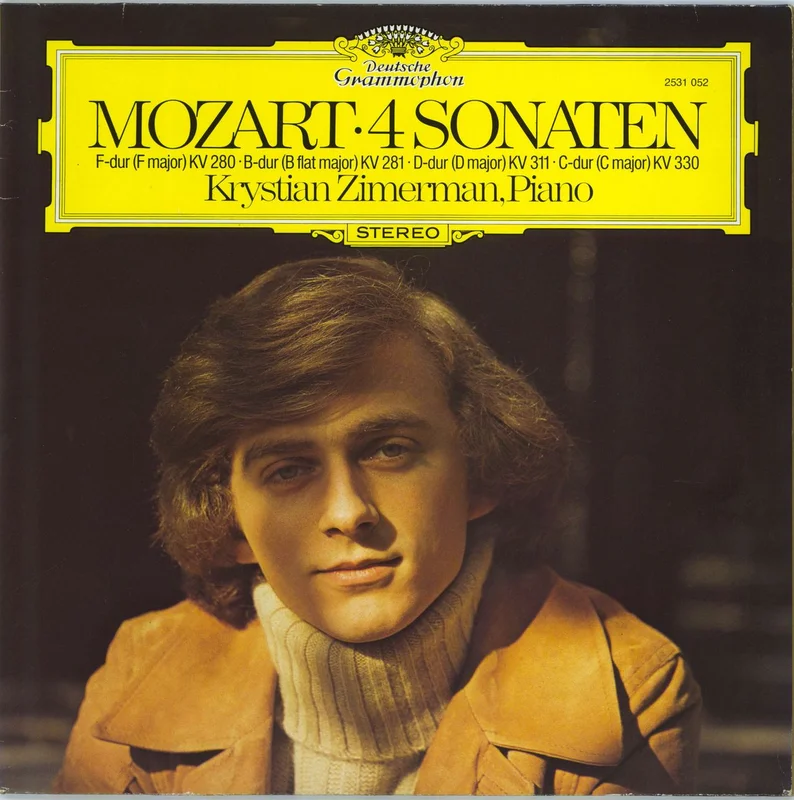 Krystian Zimerman Mozart: 4 Sonaten German Vinyl LP