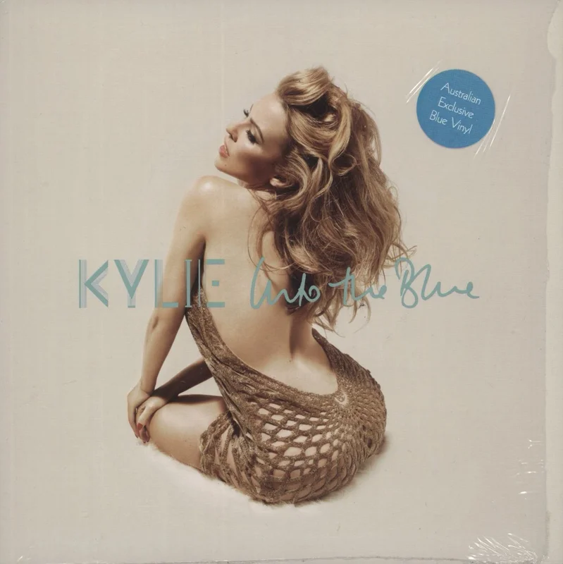 Kylie Minogue Into The Blue - Blue Vinyl Australian 7" vinyl