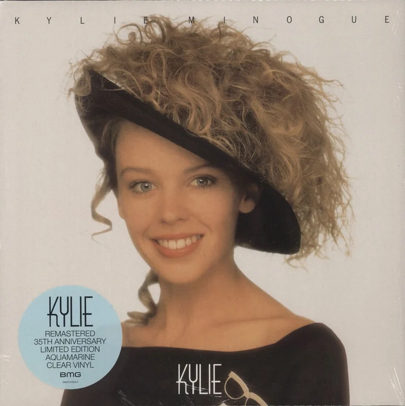 Kylie Minogue Kylie: 35th Anniversary - Aquamarine Clear Vinyl UK Vinyl LP