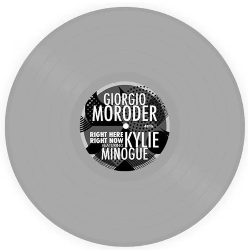 Kylie Minogue Right Here Right Now - Grey Vinyl - RSD20 UK 12" vinyl