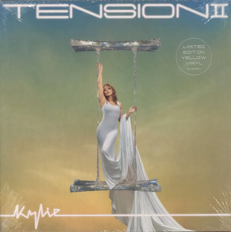 Kylie Minogue Tension II - Yellow Vinyl UK Vinyl LP