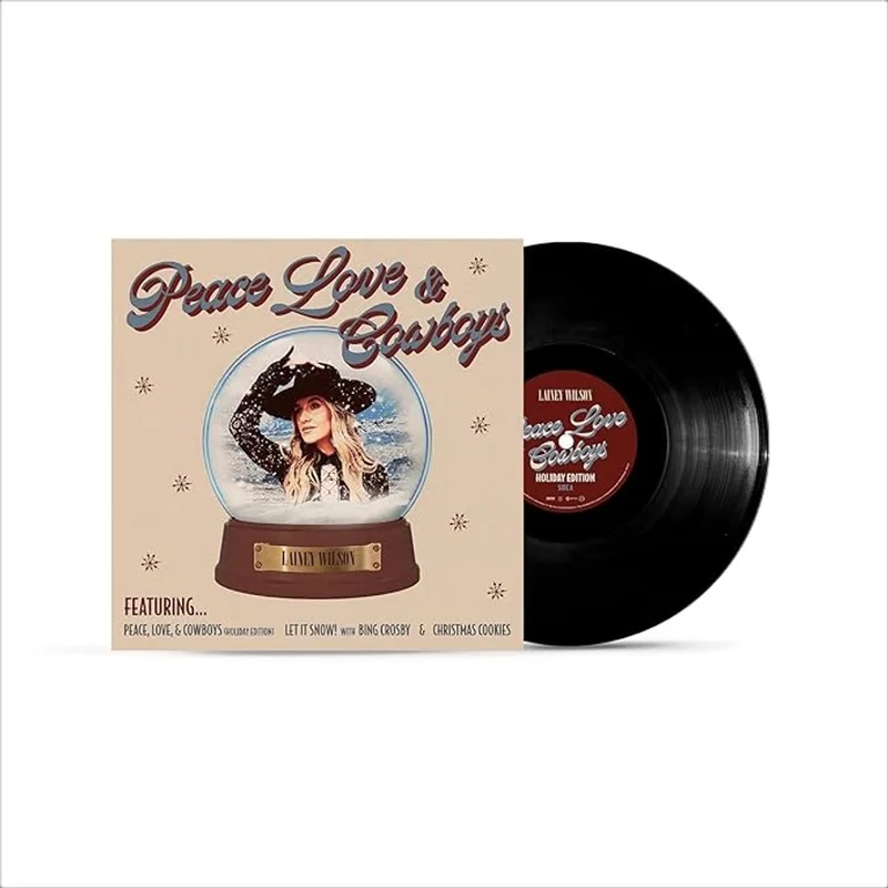 Lainey Wilson Peace Love and Cowboys - Holiday Edition - Black Vinyl - Sealed UK Vinyl LP