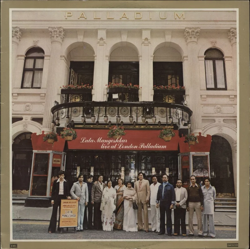 Lata Mangeshkar Live At The London Palladium Indian 2-LP vinyl set
