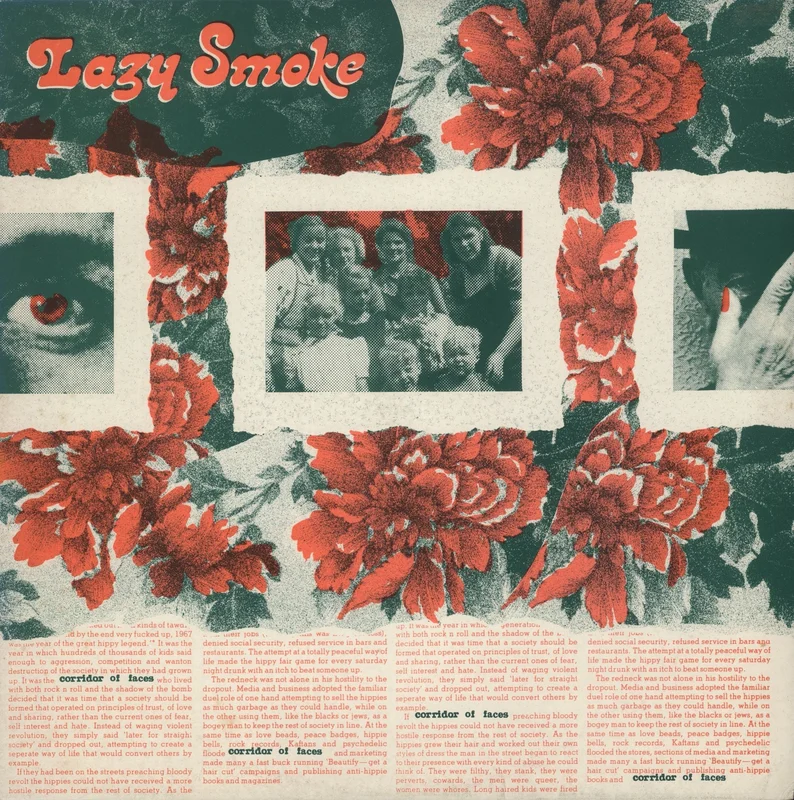 Lazy Smoke Corridor Of Faces UK Vinyl LP
