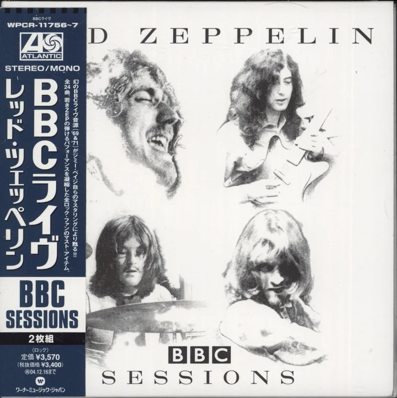 Led Zeppelin BBC Sessions Japanese CD album