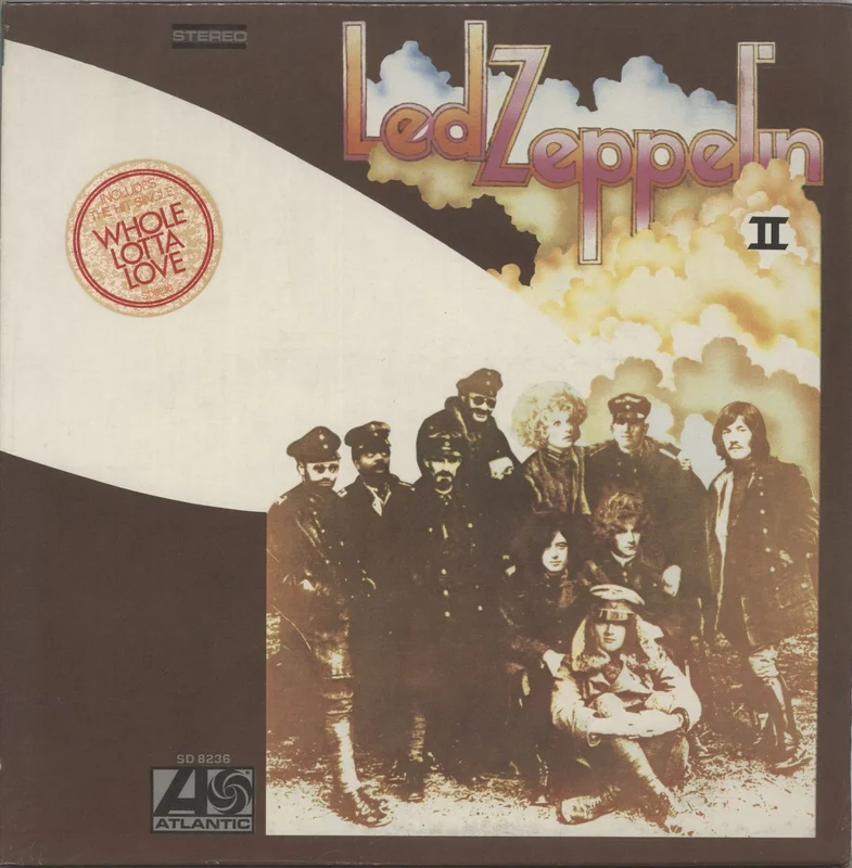 Led Zeppelin Led Zeppelin II - Sealed - Double Sticker Shrink US Vinyl LP