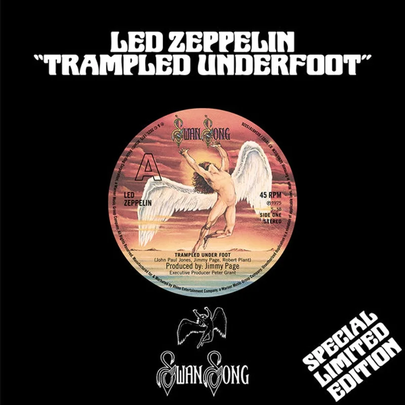 Led Zeppelin Trampled Underfoot - RSD Black Friday 2025 - Die-Cut Cover - Sealed UK 7" vinyl