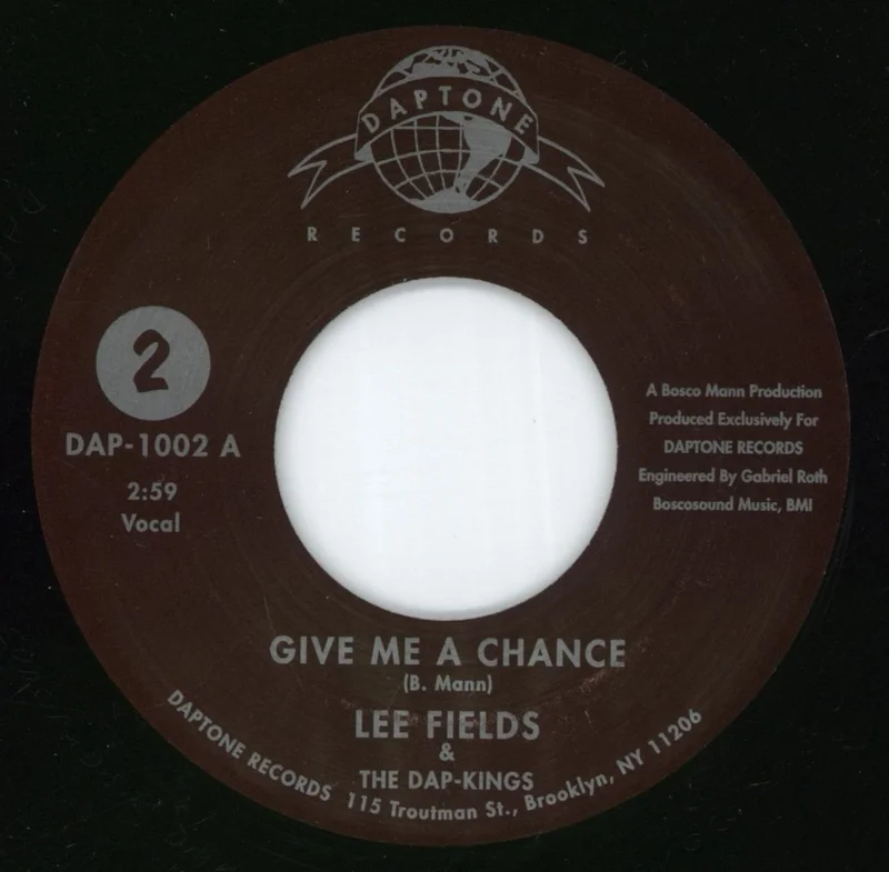 Lee Fields Give Me A Chance US 7" vinyl